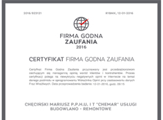 Certyfikaty i referencje