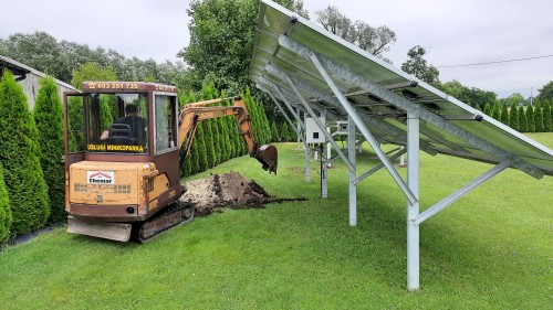 WYKOPY POD INSTALACJE FOTOWOLTAICZNE